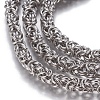 Tarnish Resistant 304 Stainless Steel Byzantine Chains CHS-P007-07P-01-2