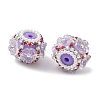 Flower Style Resin Rhinestone Beads CLAY-NH0003-05S-3