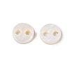 Natural Freshwater Shell Buttons SHEL-N036-04-4