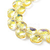 Electroplate Glass Beads Strands EGLA-A036-11A-FP01-3