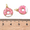 304 Stainless Steel Enamel Pendants STAS-K330-15G-3