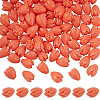 100Pcs Dyed Synthetic Coral Beads CORA-SC0001-19B-1