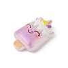 Summer Theme Opaque Resin Cabochons RESI-G106-01F-2