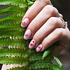 Stainless Steel DIY Nail Art Templates MRMJ-WH0092-120-6
