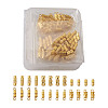 PandaHall Jewelry Brass Screw Clasps KK-PJ0001-03G-17