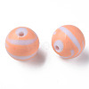 Opaque Striped Acrylic Beads MACR-S373-27C-08-1