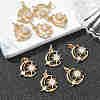 SHEGRACE Valentine's Day Brass Clear Cubic Zirconia Pendants XGRQ3K682-536G-4
