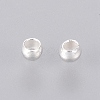 Brass Crimp Beads X-KK-L020-S-2