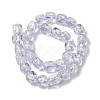 Handmade Foil Lampwork Beads Strands FOIL-C002-01A-2