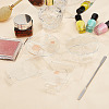 4Pcs Handheld Cosmetic Palette AJEW-GL0001-51-4