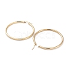 Ring 304 Stainless Steel Hoop Earrings for Women Men EJEW-B049-01H-G-2