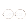 Ion Plating(IP) 316L Surgical Stainless Steel Hoop Earring Findings STAS-D164-06RG-1