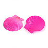 Spray Painted Natural Scallop Shell Big Pendants SSHEL-T017-14M-3