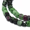 Natural Ruby in Zoisite Beads Strands G-E576-72-3