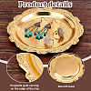 Iron Serving Trays DIY-WH0888-445G-4