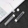 Clear Tube Plastic Bead Containers with Lid C066Y-01-4