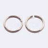 925 Sterling Silver Open Jump Rings STER-F036-02RG-1x6mm-3