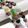 Natural & Synthetic Mixed Gemstone Beads Strands G-R190-10mm-43-2