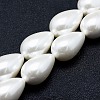 Electroplate Shell Pearl Beads Strands BSHE-G010-10x13mm-01-1