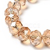 Handmade Imitate Austrian Crystal Faceted Rondelle Glass Beads X-G02YI0Q4-3