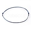 Adjustable Flat Waxed Polyester Cords Bracelet Making AJEW-JB00508-04-1