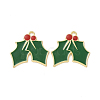 Christmas Theme Rack Plating Alloy Enamel Pendants PALLOY-O109-20LG-2