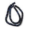 Natural Dumortierite Beads Strands G-A280-A09-01-3