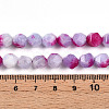 Dyed Natural White Jade Beads Strands G-T139-8mm-45S-5