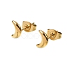 304 Stainless Steel Stud Earrings for Women EJEW-G459-01B-G-2