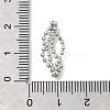 Brass Ball Chain Multi-Strand Connector Charms KK-U061-06P-3