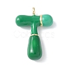 Brass Enamel Pendants KK-E093-03G-T-02-1