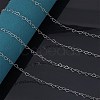 10M 304 Stainless Steel Heart Link Chains STAS-SZ0003-37-3