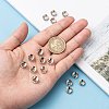 Brass Rhinestone Spacer Beads X-RB-A020-9mm-01P-5