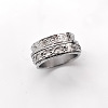Retro Rotatable 304 Stainless Steel Finger Rings FS-WG84C22-48-1