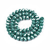 Electroplate Glass Beads Strands EGLA-A034-P2mm-A09-2