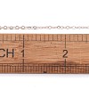 Brass Flat Oval Cable Chains CH030-RG-6
