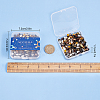 150Pcs 5 Colors Brass Cord Ends FIND-SC0002-83-7