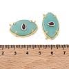 Dyed Natural White Jade Pendants KK-D289-12G-3