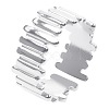 Elegant Striped 304 Stainless Steel Wide Band Rings FM3667-1-1
