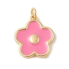Rack Plating Brass Enamel Pendants KK-Z047-02D-RS-1