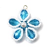 Glass Pendants PALLOY-TA00313-01-1
