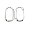 Non-Tarnish 304 Stainless Steel Oval Hoop Earrings EJEW-M218-02B-P-1