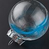 (Defective Closeout Sale: Surface Scratch) Plastic Ball Ornament Decoration HJEW-XCP0001-05-4