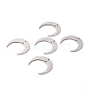 Non-Tarnish 201 Stainless Steel 2-Loop Link Pendants STAS-N090-LA038-3