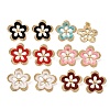 304 Stainless Steel Enamel Stud Earrings SA-CBA0141-02G-4