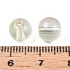 Frosted Baking Paint Glass Beads DGLA-N005-8mm-02-4