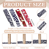 10M 4 Colors Printed Cotton Ribbon OCOR-FG0003-32-2