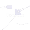 White Rectangle Jewelry Price Tags TOOL-C003-02-5