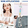 8Pcs 8 Colors Alloy Micro Pave Cubic Zirconia Beads ALRI-CA0001-15-7