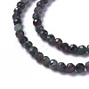 Natural Ruby in Zoisite Beads Strands G-F596-33-3mm-3